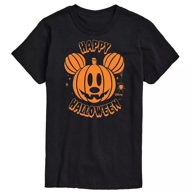 Disney Mens Mickey Pumpkin Tee White Product Image