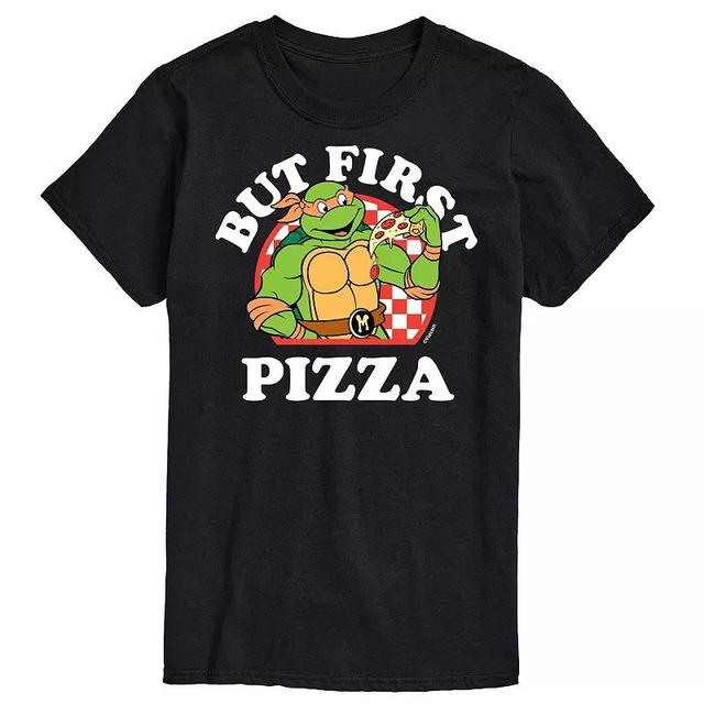 Big & Tall TMNT First Pizza Graphic Tee, Mens Product Image