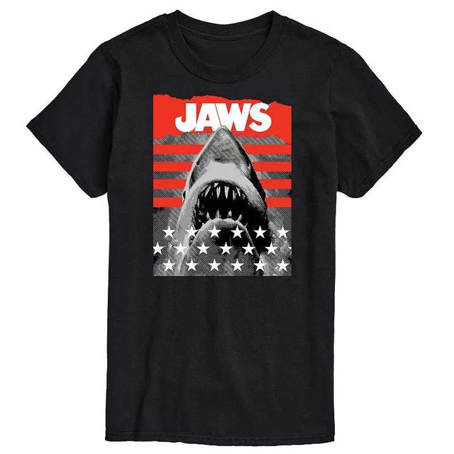 Big & Tall Jaws and Stripes Tee, Mens Product Image