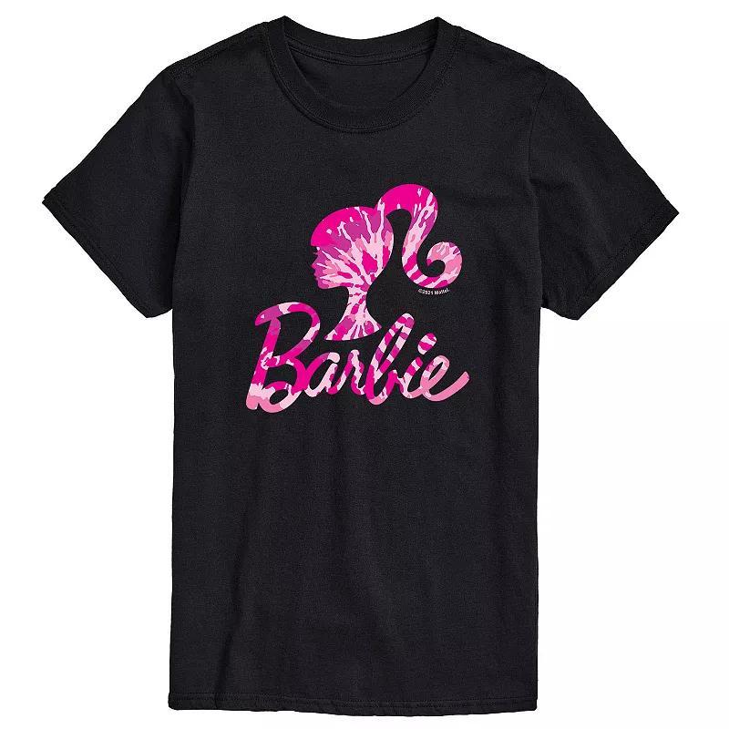 Mens Barbie Logo Tie Dye Graphic Tee Product Image