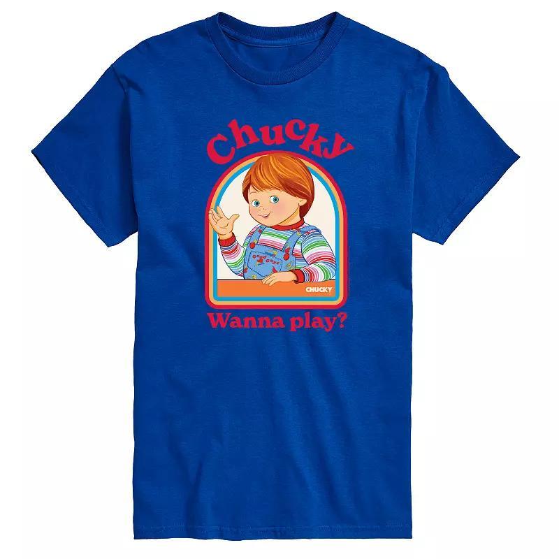 Mens Chucky Wanna Play Graphic Tee Product Image