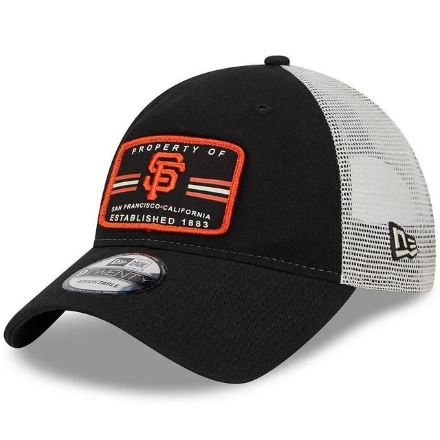 Mens New Era San Francisco Giants Property Trucker 9TWENTY Snapback Hat Product Image