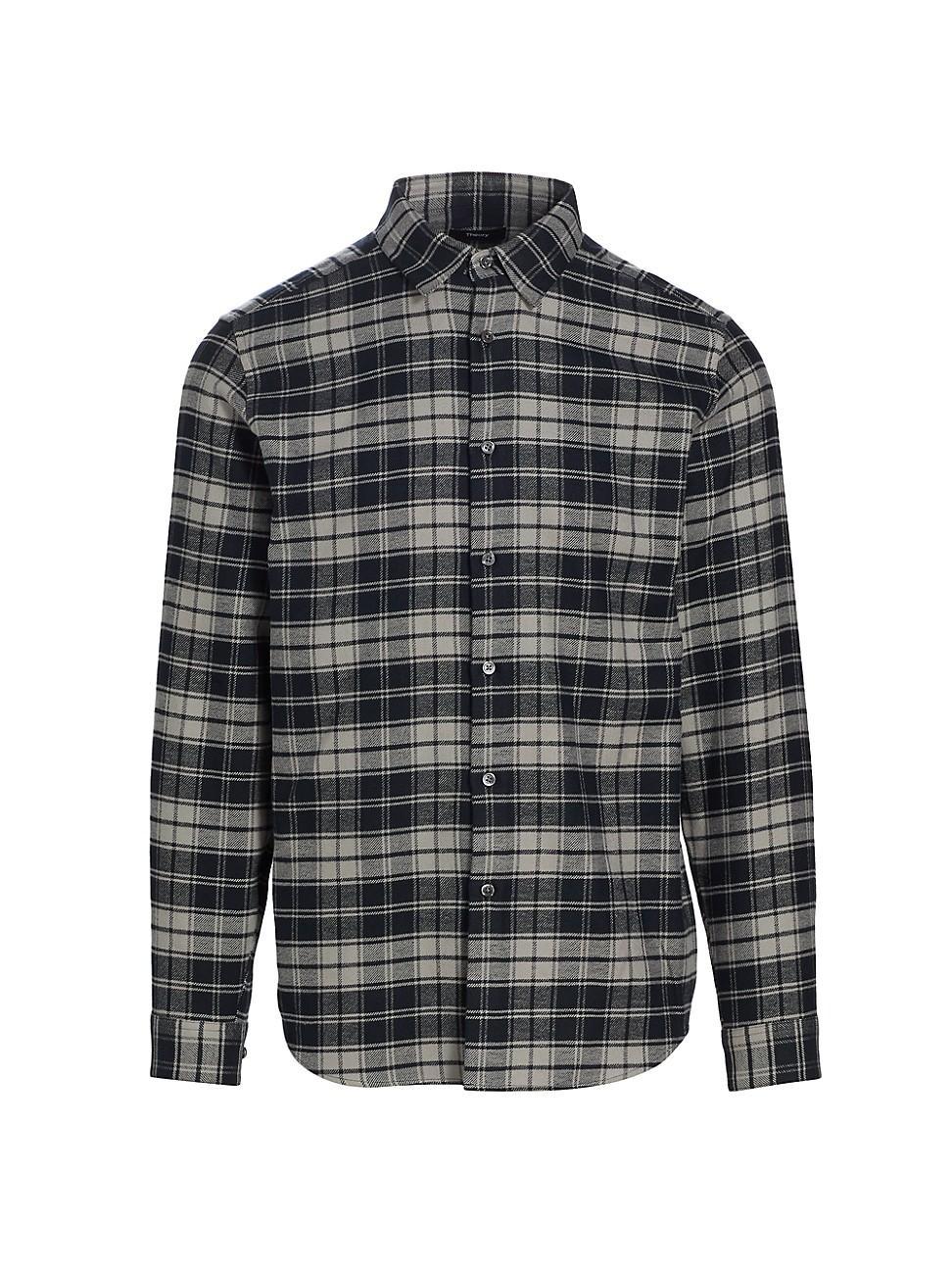 Mens Irving Checked Button-Front Shirt Product Image