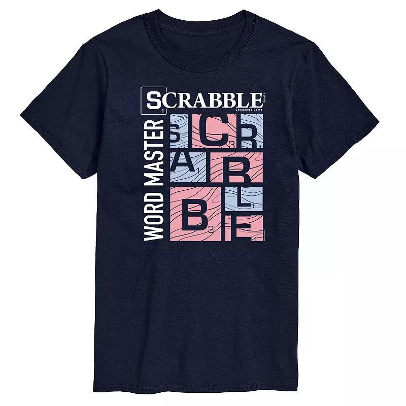 Mens Scrabble Word Master Graphic Tee by Hasbro Blue Product Image