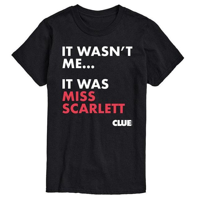 Mens Clue It Was Miss Scarlett Graphic Tee Product Image