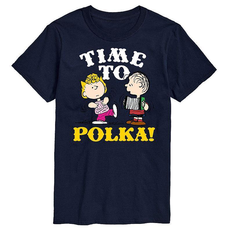 Big & Tall Peanuts Time To Polka Graphic Tee, Mens Product Image