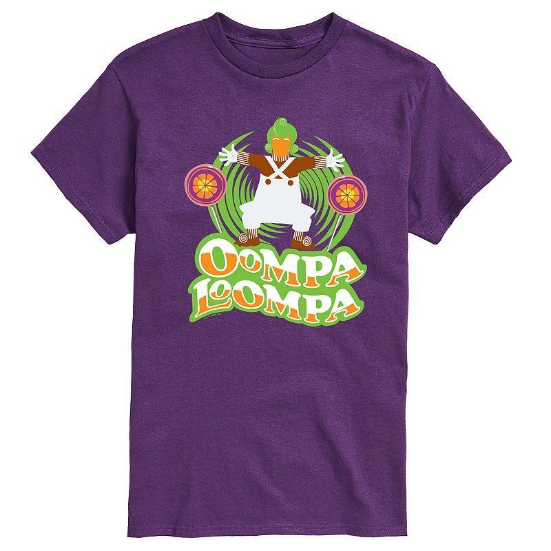 Mens Willy Wonka Oompa Loompa Graphic Tee Product Image