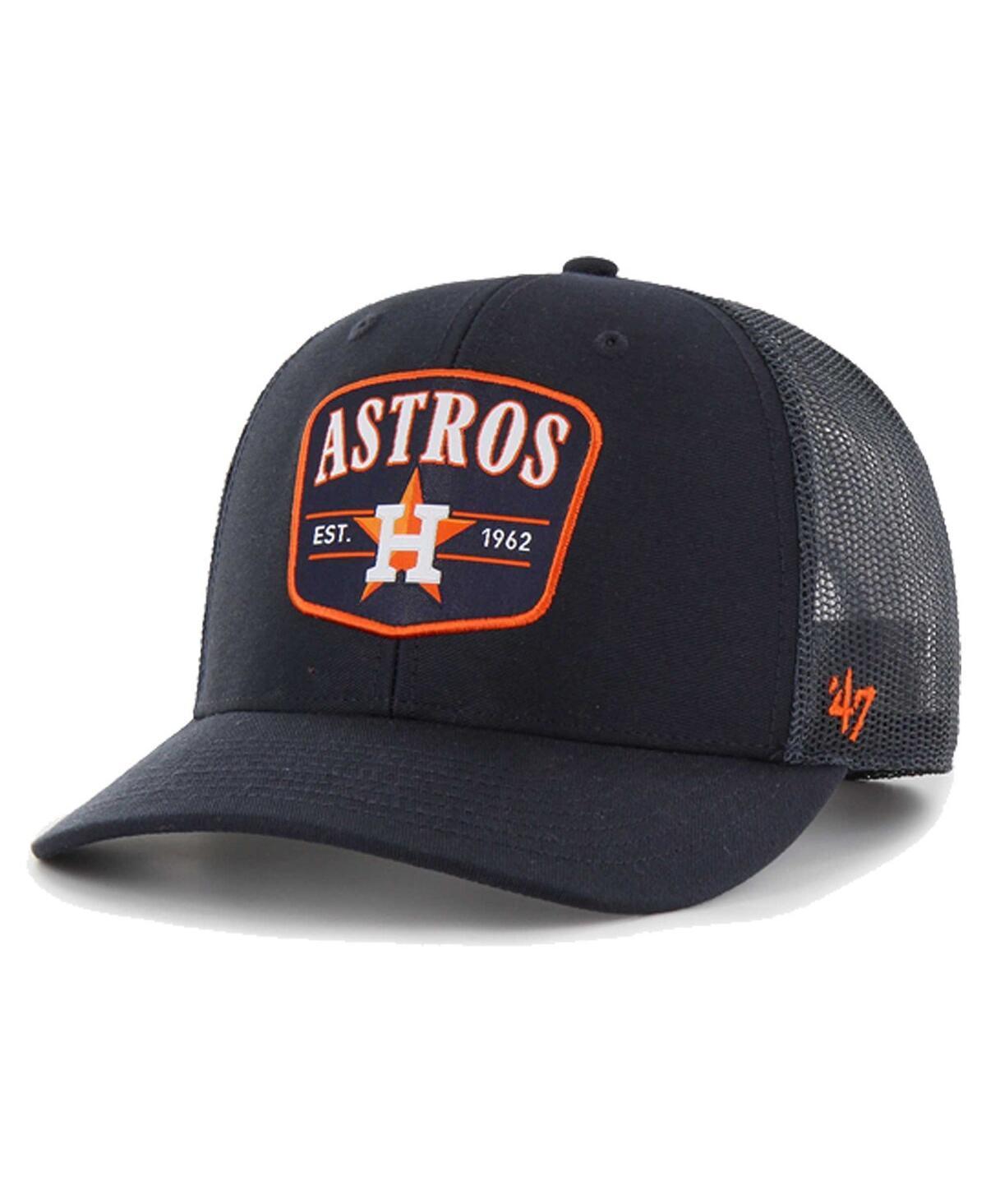 47 Brand Mens Navy Houston Astros Squad Trucker Adjustable Hat Product Image