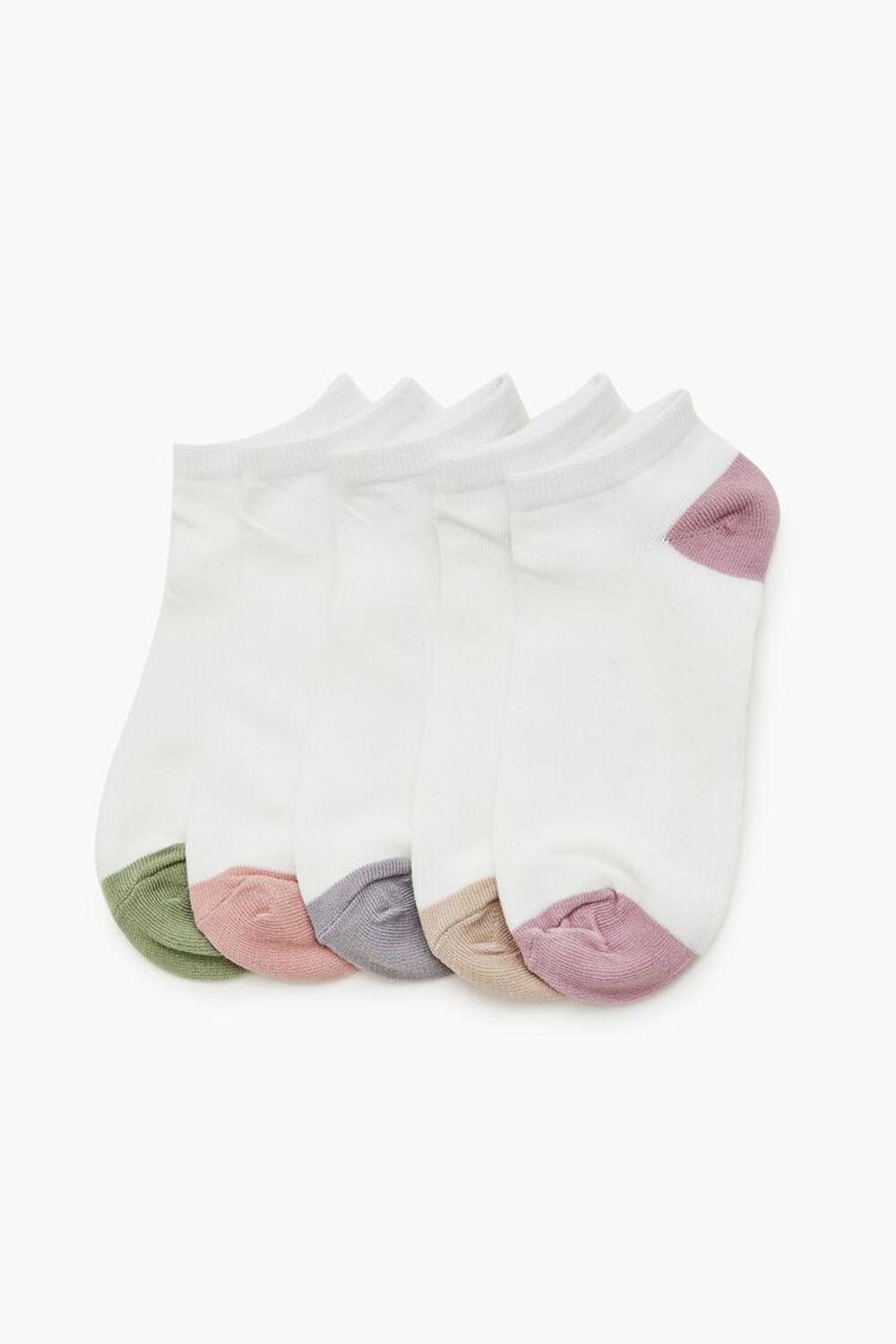 Colorblock Ankle Sock Set - 5 pack | Forever 21 Product Image