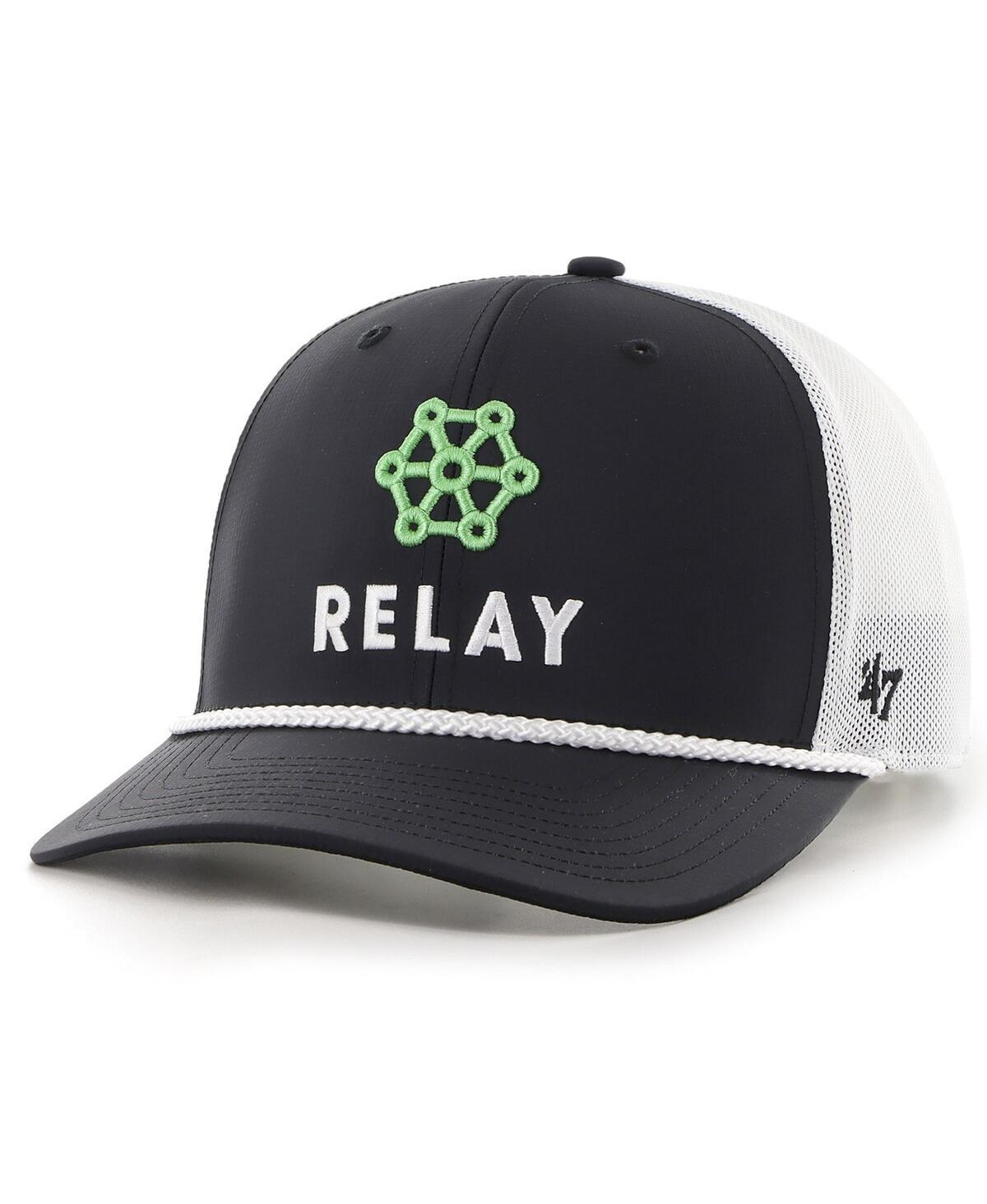 47 Brand Mens Black William Byron Relay Refuel Trucker Adjustable Hat Product Image