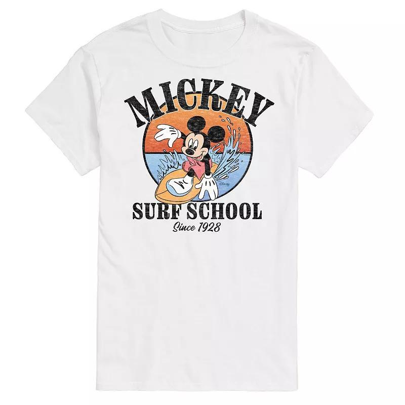 Disneys Mickey Mouse Mens Surf School Graphic Tee Product Image