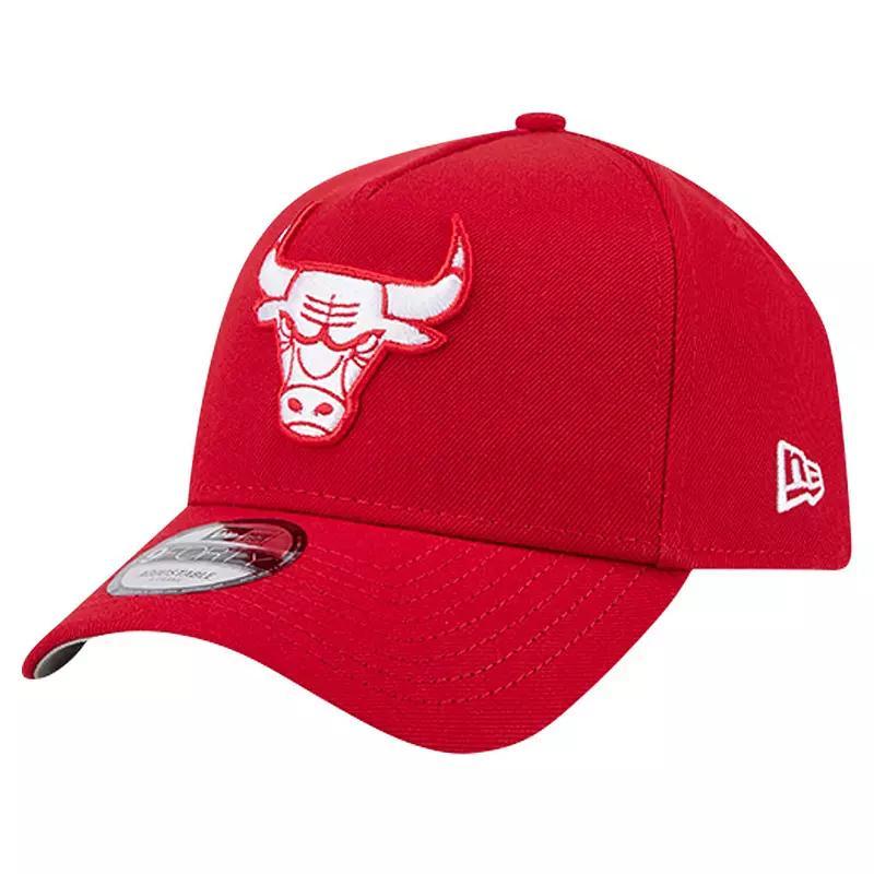 Mens New Era Chicago Bulls A-Frame 9FORTY Adjustable Hat Product Image