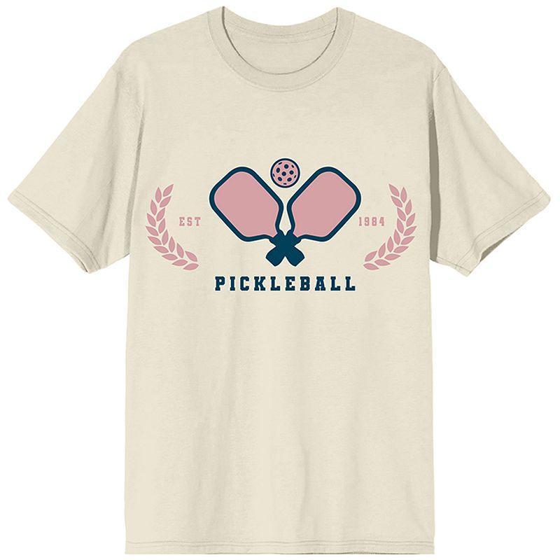 Mens Pickleball League Graphic Tee Beige Product Image