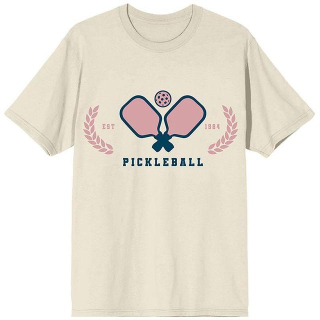 Mens Pickleball League Graphic Tee Beige Product Image