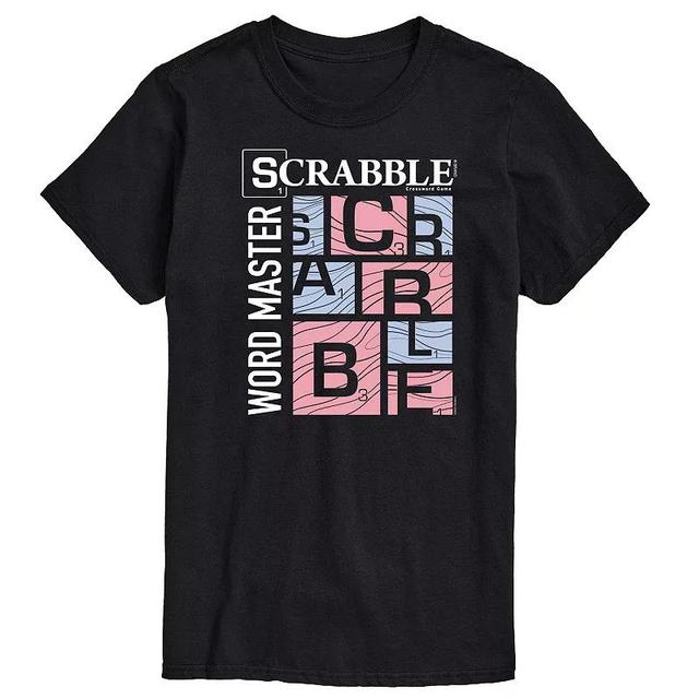 Mens Scrabble Word Master Graphic Tee by Hasbro Blue Product Image