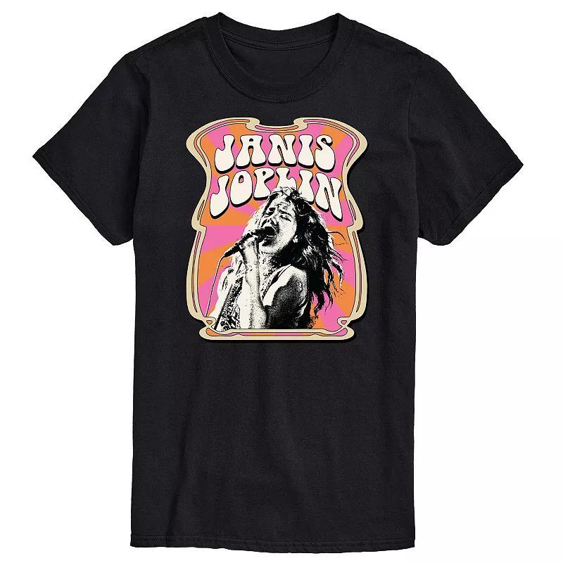 Mens Janis Joplin Poster Tee Product Image