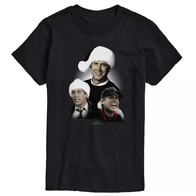 Mens National Lampoons Christmas Vacation Holiday Card Graphic Tee Product Image