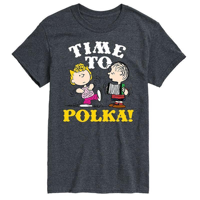 Big & Tall Peanuts Time To Polka Graphic Tee, Mens Product Image