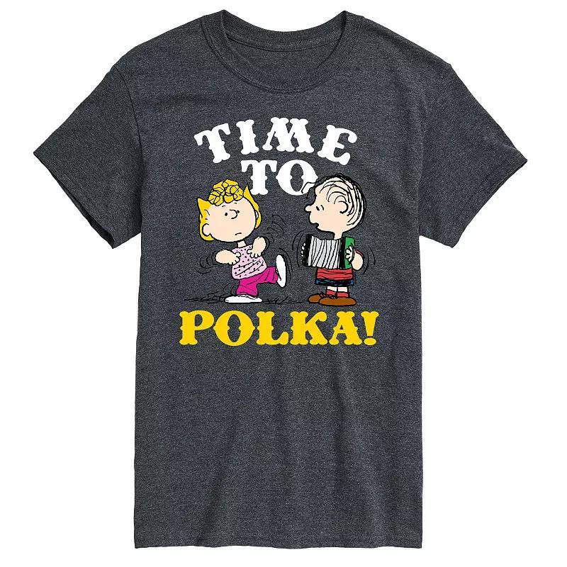 Big & Tall Peanuts Time To Polka Graphic Tee, Mens Product Image