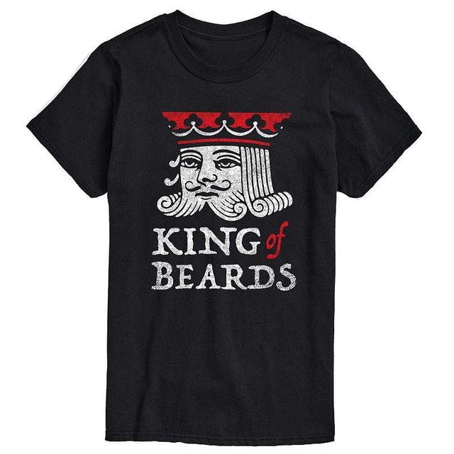 Big & Tall King of Beards Graphic Tee, Mens Product Image