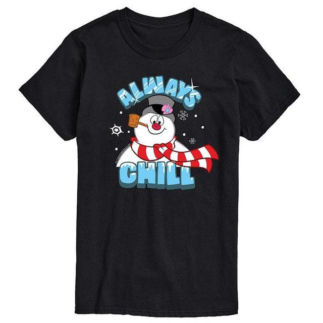 Mens Frosty The Snowman Frosty Always Chill Tee Blue Product Image