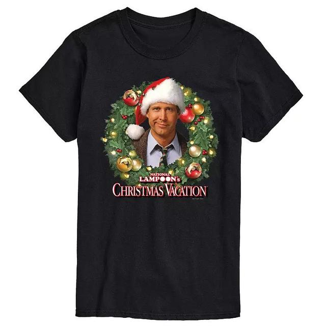 Big & Tall National Lampoons Christmas Vacation Wreath Graphic Tee, Mens Product Image