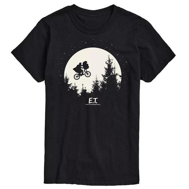 Big & Tall ET Bike Moon Tee, Mens Med Blue Product Image