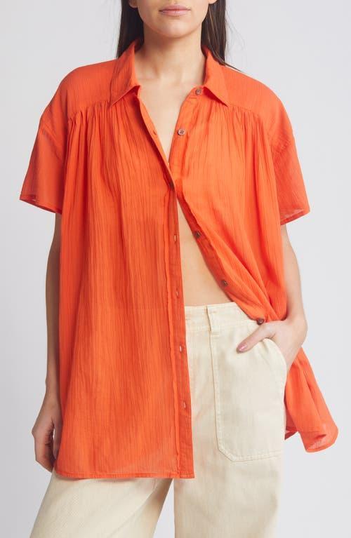 Free People Float Away Button-Up Shirt Product Image