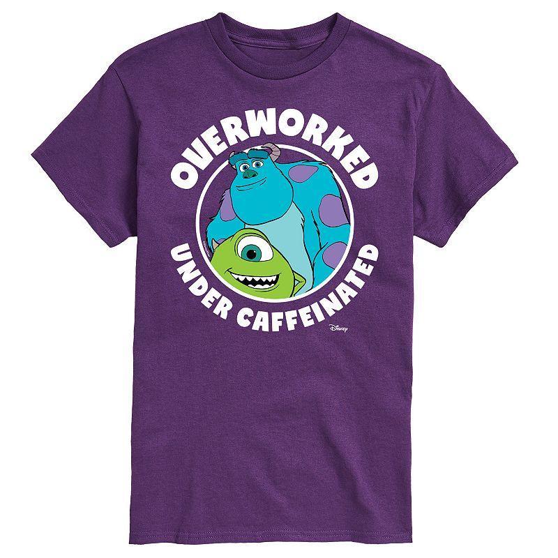 Disney / Pixars Monsters At Work Mens Overworked Graphic Tee Product Image