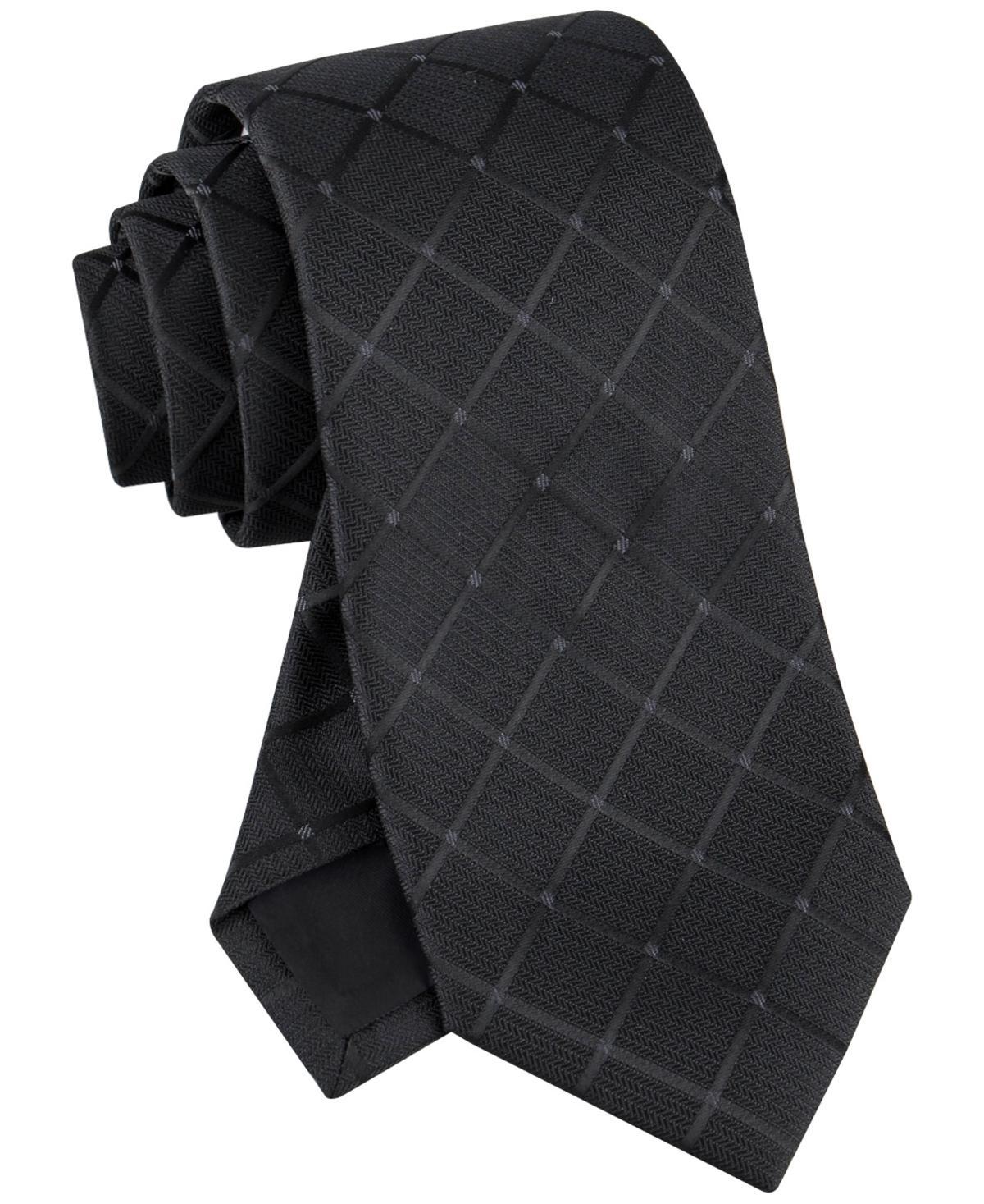 Calvin Klein Mens Herringbone Grid Tie Product Image