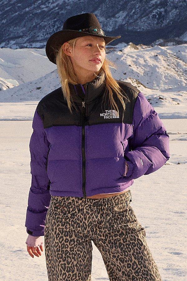 The North Face Nuptse Cropped Puffer Jacket Womens at Urban Outfitters Product Image