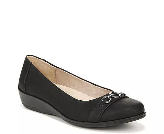 LifeStride Ideal Womens Wedge Flats Grey Product Image