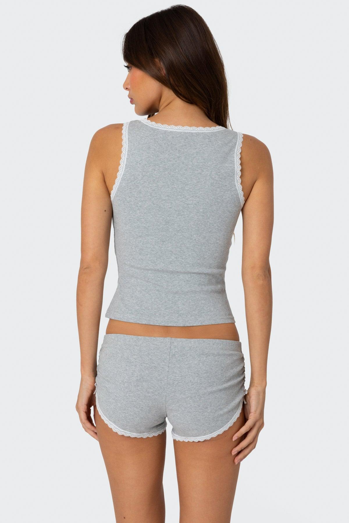 Kadence Lace Trim Tank Top Product Image