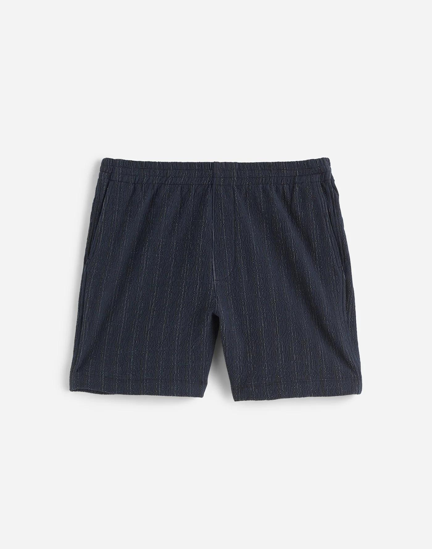 Relaxed Knit Shorts in Stripe Product Image