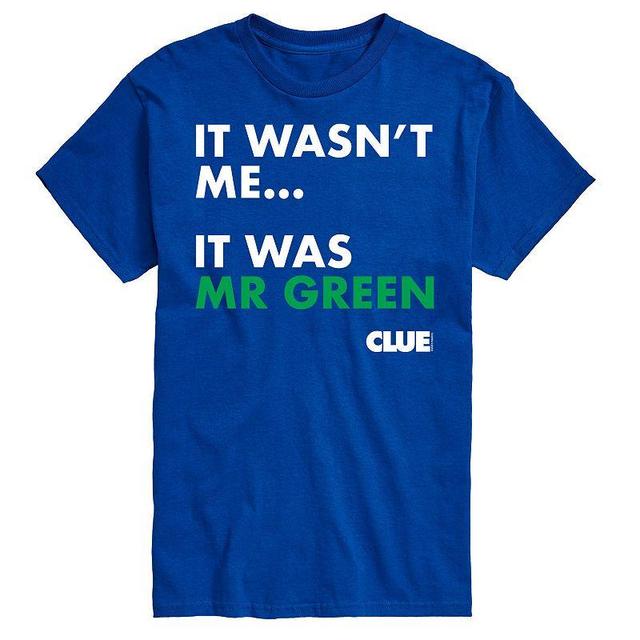 Big & Tall Clue It Was Mr Green Graphic Tee, Mens Product Image