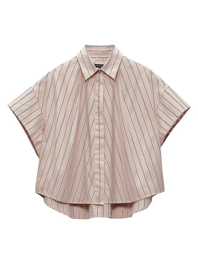 Womens Martha Stripe Poplin Shirt Product Image