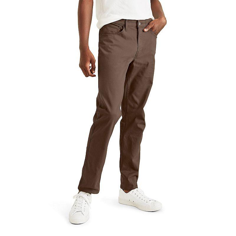 Dockers Mens Straight Cut 2.0 All Seasons Khaki Tech Pants Product Image