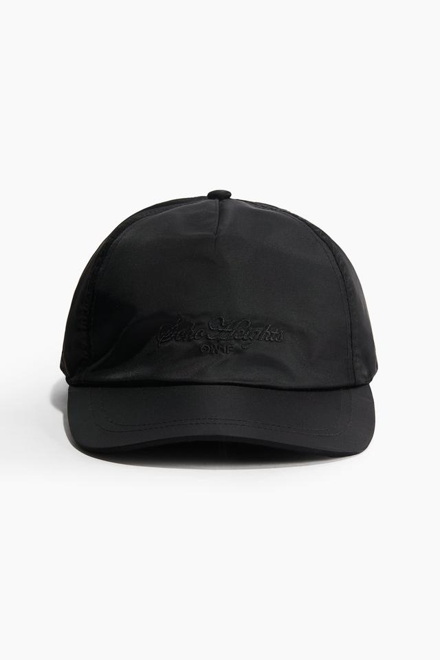 Embroidered-Motif Nylon Cap Product Image