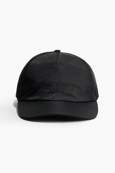 Embroidered-Motif Nylon Cap Product Image