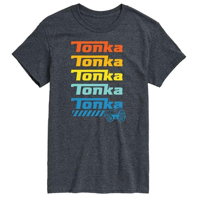 Mens Tonka Logo Repeated Graphic Tee Grey Product Image