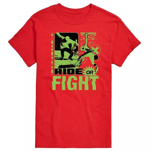 Mens Ride Or Fight Skateboarding Graphic Tee Product Image