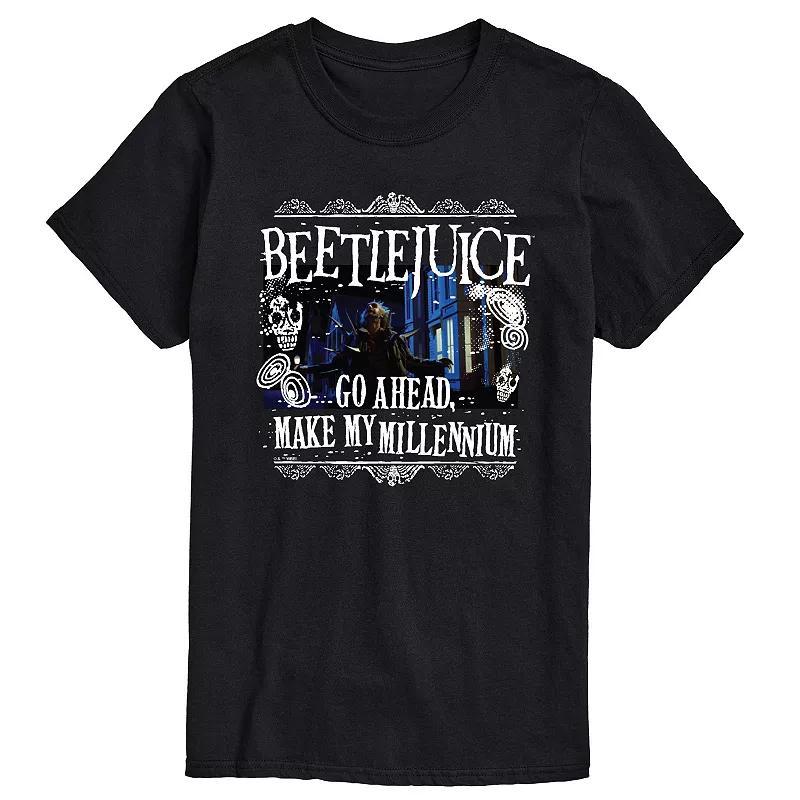 Mens Beetlejuice Make Me Millennium Graphic Tee Product Image