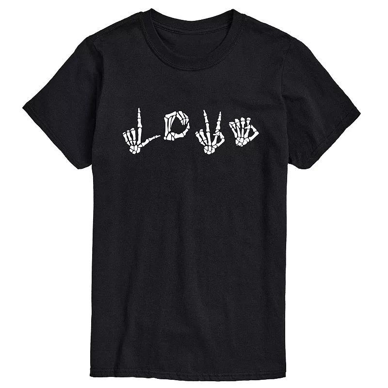 Mens LOVE Skeleton Tee Product Image