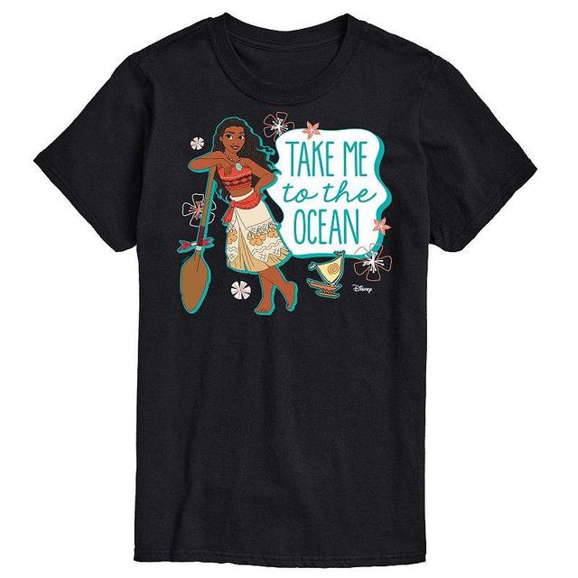 Disney Princess Big & Tall Take Me To The Ocean Graphic Tee, Mens Product Image