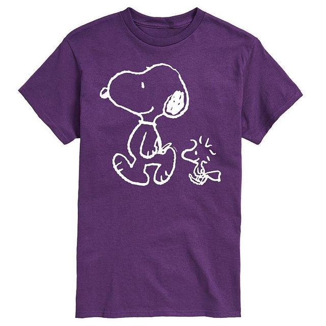 Mens Peanuts Snoopy Walk Tee Product Image