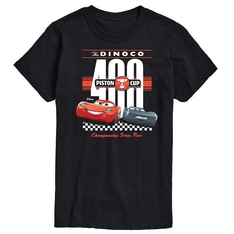 Disney / Pixars Cars Lightening McQueen & Storm Mens Dinoco 400 Graphic Tee Product Image