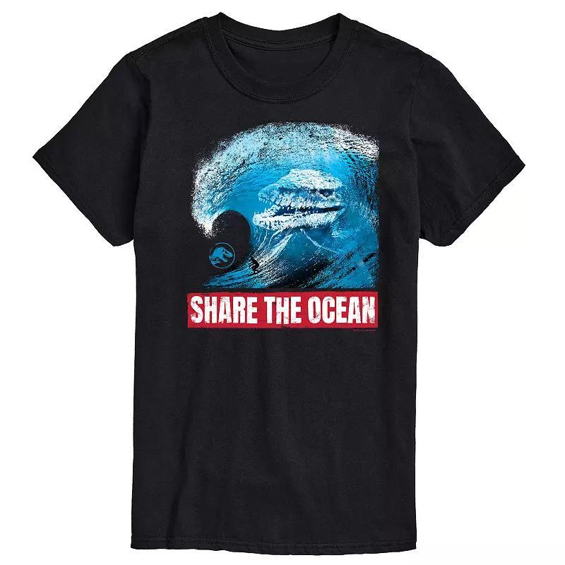 Mens Jurassic World Share The Ocean Graphic Tee Product Image