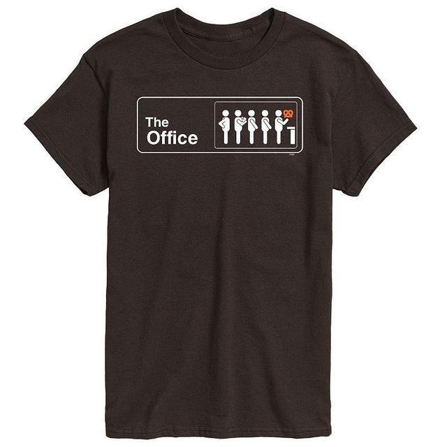 Mens The Office No God Please No Tee Dark Brown Product Image