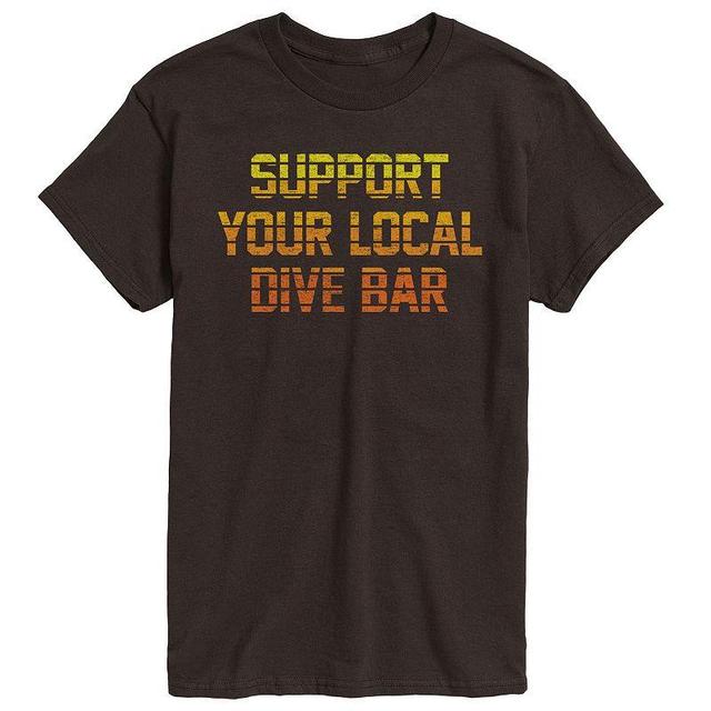 Mens Support Local Dive Bar Tee Product Image