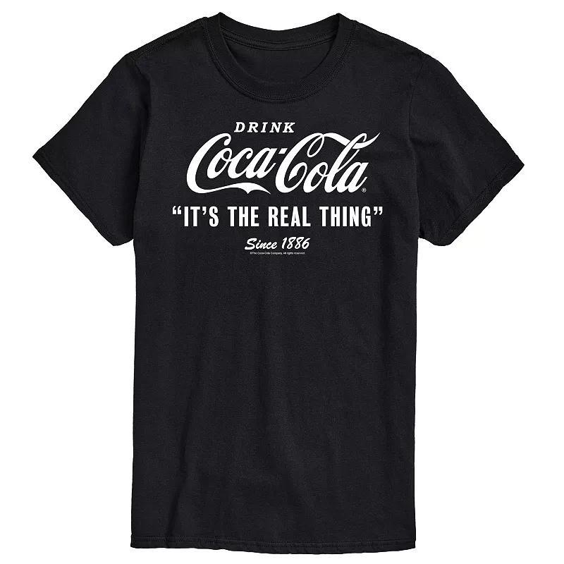 Mens Coca-Cola its the Real Thing Graphic Tee Product Image